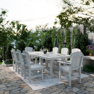 Heritage 9-Piece 44"x94" Dining Set - The Charming Bench Company