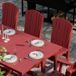 Heritage 9-Piece 44"x94" Dining Set - The Charming Bench Company