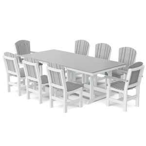Heritage 9-Piece 44"x94" Dining Set - The Charming Bench Company