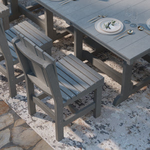 Heritage 9-Piece 44"x94" Dining Set - The Charming Bench Company