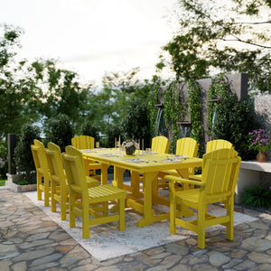 Heritage 9-Piece 44"x94" Dining Set - The Charming Bench Company