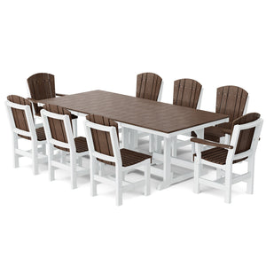 Heritage 9-Piece 44"x94" Dining Set - The Charming Bench Company