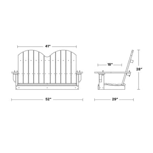 Classic Savannah Swing - The Charming Bench Company