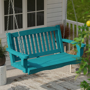 Classic Mission Swing - The Charming Bench Company