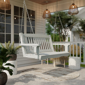 Classic Mission Swing - The Charming Bench Company