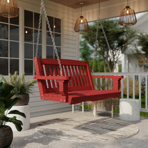 Classic Mission Swing - The Charming Bench Company