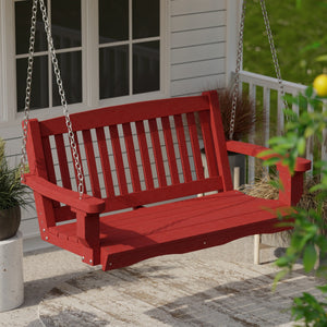 Classic Mission Swing - The Charming Bench Company