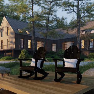 Classic Adirondack Rocker - The Charming Bench Company