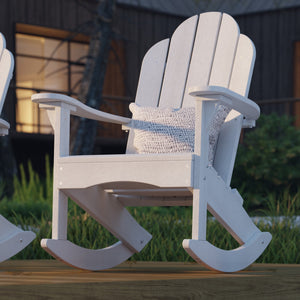 Classic Adirondack Rocker - The Charming Bench Company