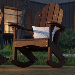 Classic Adirondack Rocker - The Charming Bench Company