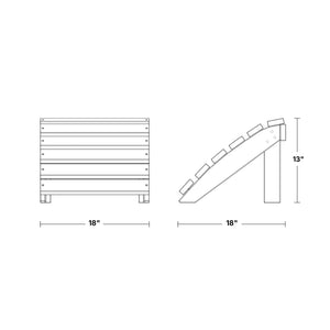 Classic Footrest - The Charming Bench Company