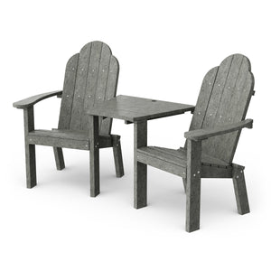 Classic Deck Chair Tete-a-Tete Bench - The Charming Bench Company