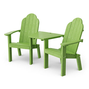 Classic Deck Chair Tete-a-Tete Bench - The Charming Bench Company