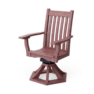 Classic Swivel Dining Arm Chair - The Charming Bench Company