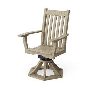 Classic Swivel Dining Arm Chair - The Charming Bench Company