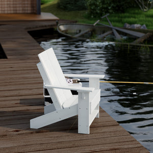 Contemporary Adirondack Chair - The Charming Bench Company