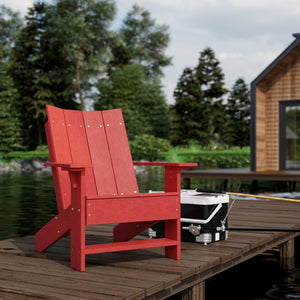 Contemporary Adirondack Chair - The Charming Bench Company