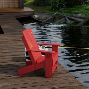 Contemporary Adirondack Chair - The Charming Bench Company