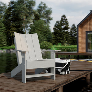 Contemporary Adirondack Chair - The Charming Bench Company