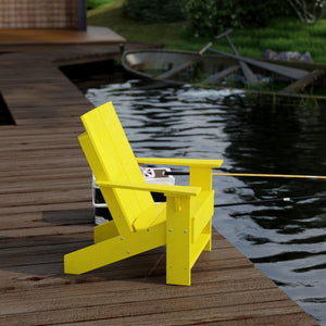 Contemporary Adirondack Chair - The Charming Bench Company