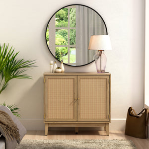 Bodrum 31" Tall - 2 Door Accent Cabinet - The Charming Bench Company