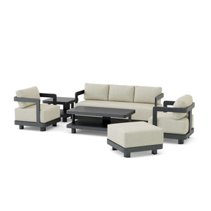 Granada 6-Piece Deep Seating Set - The Charming Bench Company