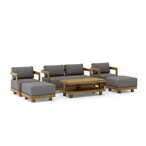 Granada 6-Piece Deep Seating Set 1 - The Charming Bench Company