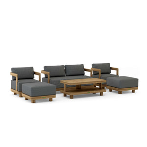Granada 6-Piece Deep Seating Set 1 - The Charming Bench Company