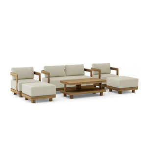Granada 6-Piece Deep Seating Set 1 - The Charming Bench Company