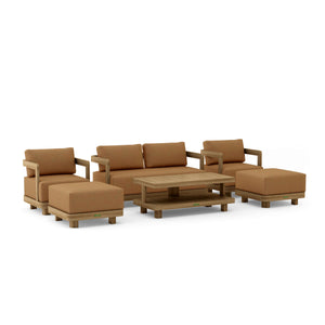 Granada 6-Piece Deep Seating Set 1 - The Charming Bench Company