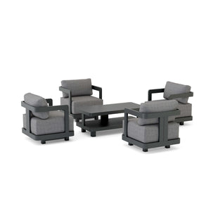 Granada 5-Piece Deep Seating Set - The Charming Bench Company