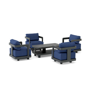 Granada 5-Piece Deep Seating Set - The Charming Bench Company