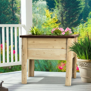 ThermaFusion Cedar Rectangle Planter Box