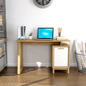 Lexi 55" L-Shaped Corner Desk Anderson Teak
