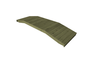 Cedar Standard Plank Bridge (4ft to 12ft) Bridge