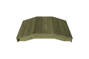 Cedar Standard Plank Bridge (4ft to 12ft) Bridge