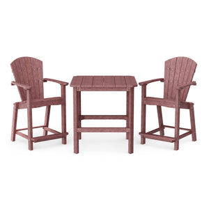 Classic 3-Piece Counter Set Dining Set