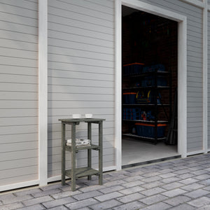 Classic 3 Shelf Side Table Outdoor Table