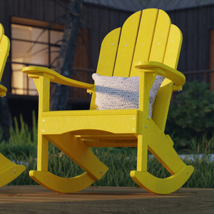 Classic Adirondack Rocker Rocking Chair
