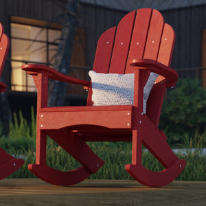 Classic Adirondack Rocker Rocking Chair