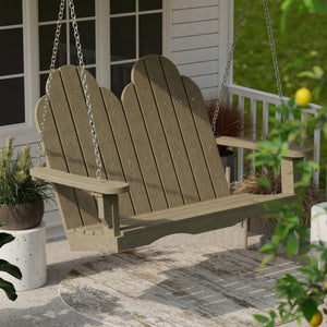 Classic Adirondack Swing Porch Swing