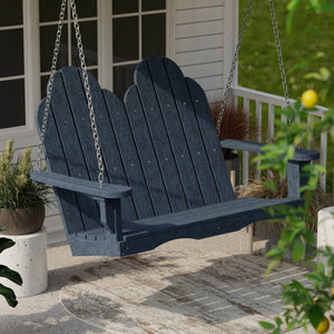 Classic Adirondack Swing Porch Swing