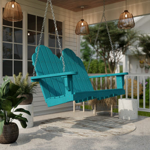 Classic Adirondack Swing Porch Swing