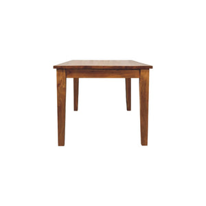 Classic Golden Teak Solid Wood Dining Table Bench