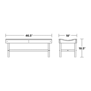 Classic Vineyard Bench Garden Bench