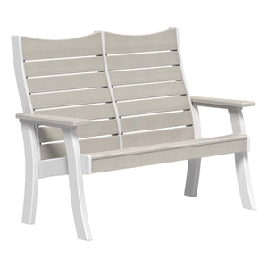 Contour Bench (2' and 4') Porch Swing 4ft / Birch & White