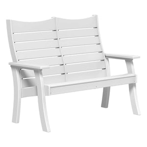 Contour Bench (2' and 4') Porch Swing 4ft / White