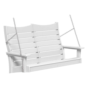 Contour Swing Porch Swing 4ft / White