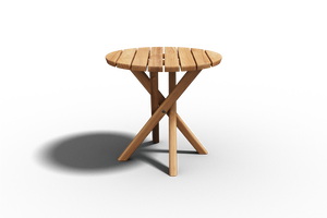 Fleur Round Teak Outdoor Side Table Outdoor Table