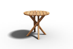 Fleur Round Teak Outdoor Side Table Outdoor Table